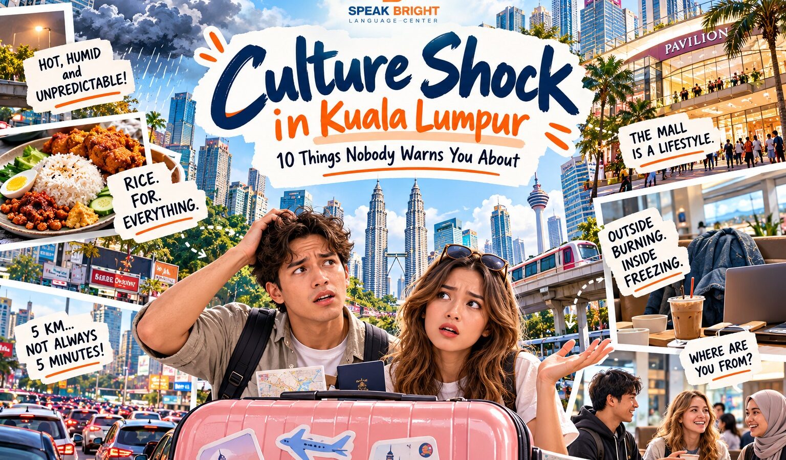 Culture Shock in Kuala Lumpur: 10 Things Nobody Warns You About — Speak Bright English learning blog, Kuala Lumpur